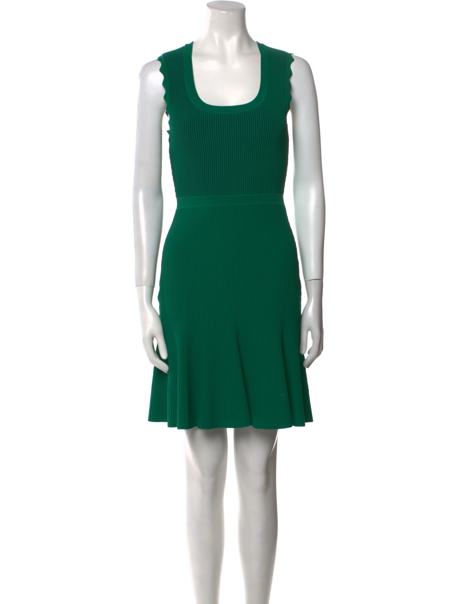 Diane von Furstenberg Scoop Neck Mini Dress