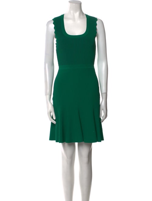 Diane von Furstenberg Scoop Neck Mini Dress