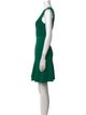 Diane von Furstenberg Scoop Neck Mini Dress