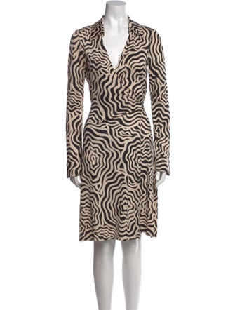 Diane von Furstenberg Silk Knee-Length Dress
