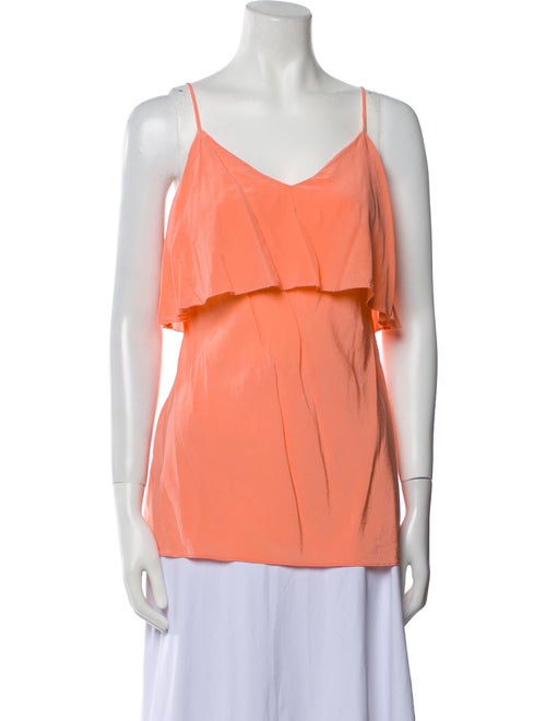 Diane von Furstenberg Silk V-Neck Blouse