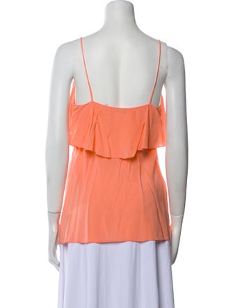 Diane von Furstenberg Silk V-Neck Blouse