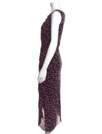 Diane von Furstenberg Printed Midi Length Dress