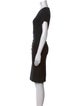 Diane von Furstenberg Scoop Neck Mini Dress