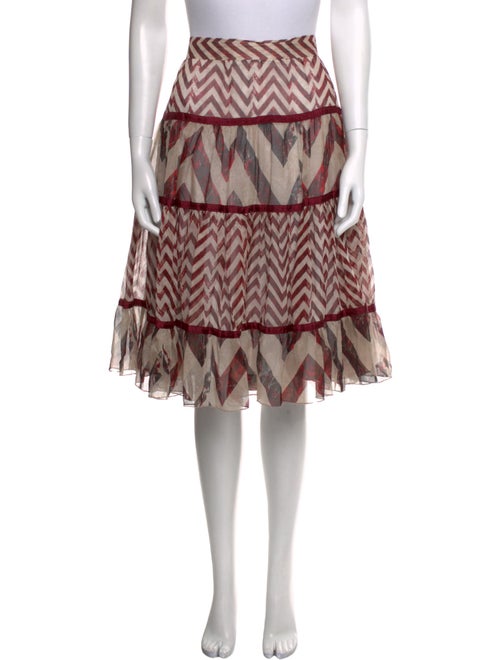Diane von Furstenberg Silk Knee-Length Skirt