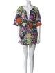 Diane von Furstenberg Floral Print Mini Dress