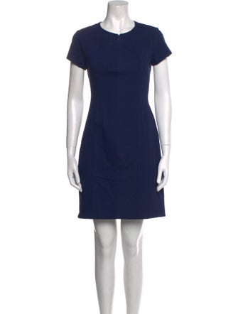 Diane von Furstenberg Crew Neck Mini Dress