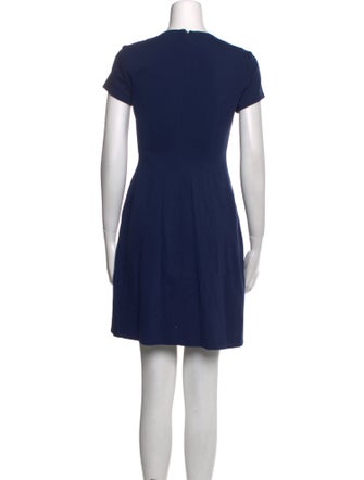 Diane von Furstenberg Crew Neck Mini Dress
