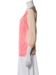 Diane von Furstenberg Silk Tie-Dye Print Blouse
