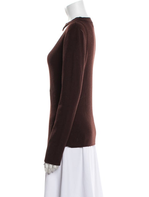 Diane von Furstenberg Wool Bateau Neckline Sweater