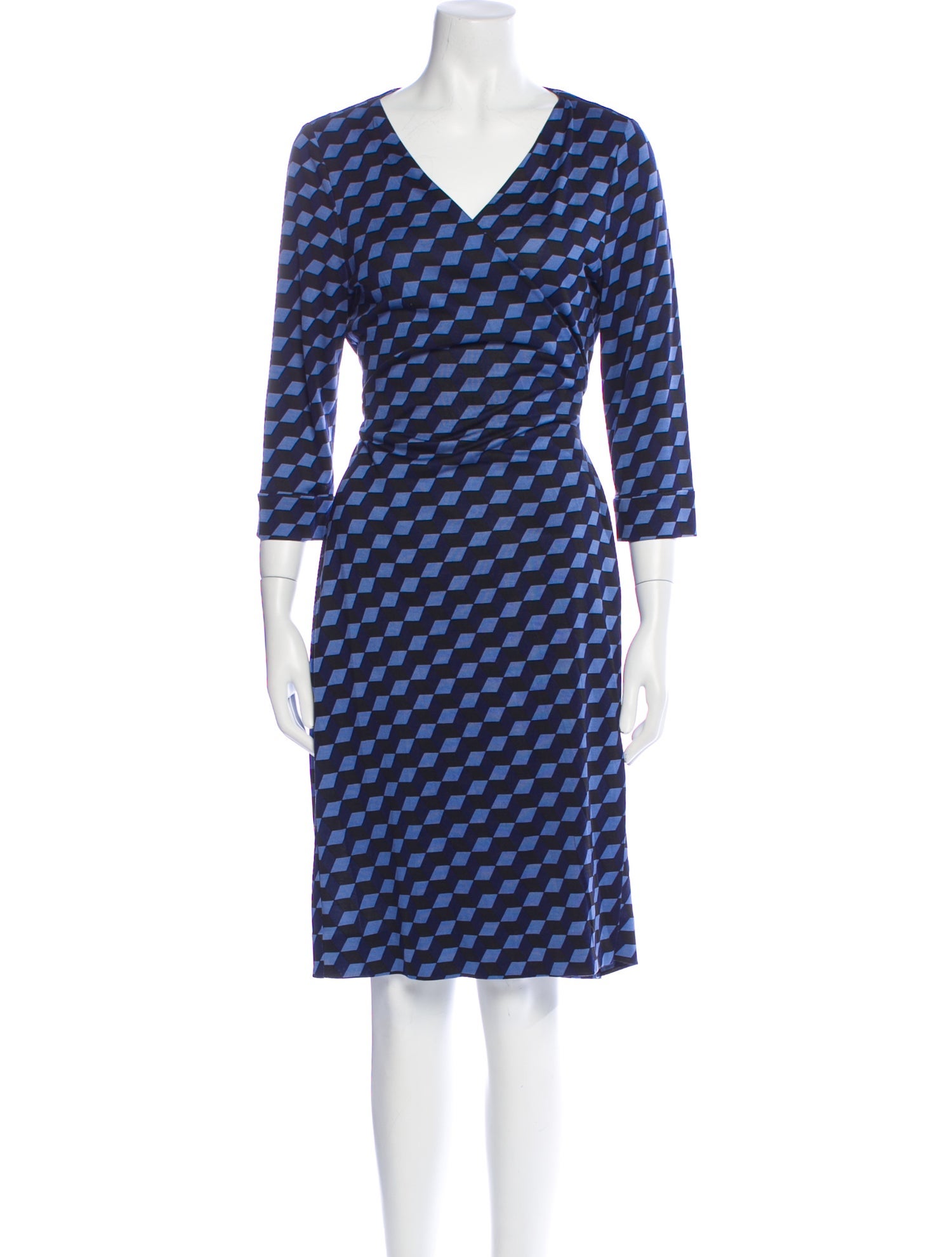 Diane von Furstenberg Silk Knee-Length Dress