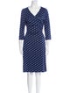 Diane von Furstenberg Silk Knee-Length Dress