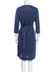 Diane von Furstenberg Silk Knee-Length Dress