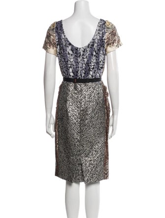 Diane von Furstenberg Floral Print Mini Dress