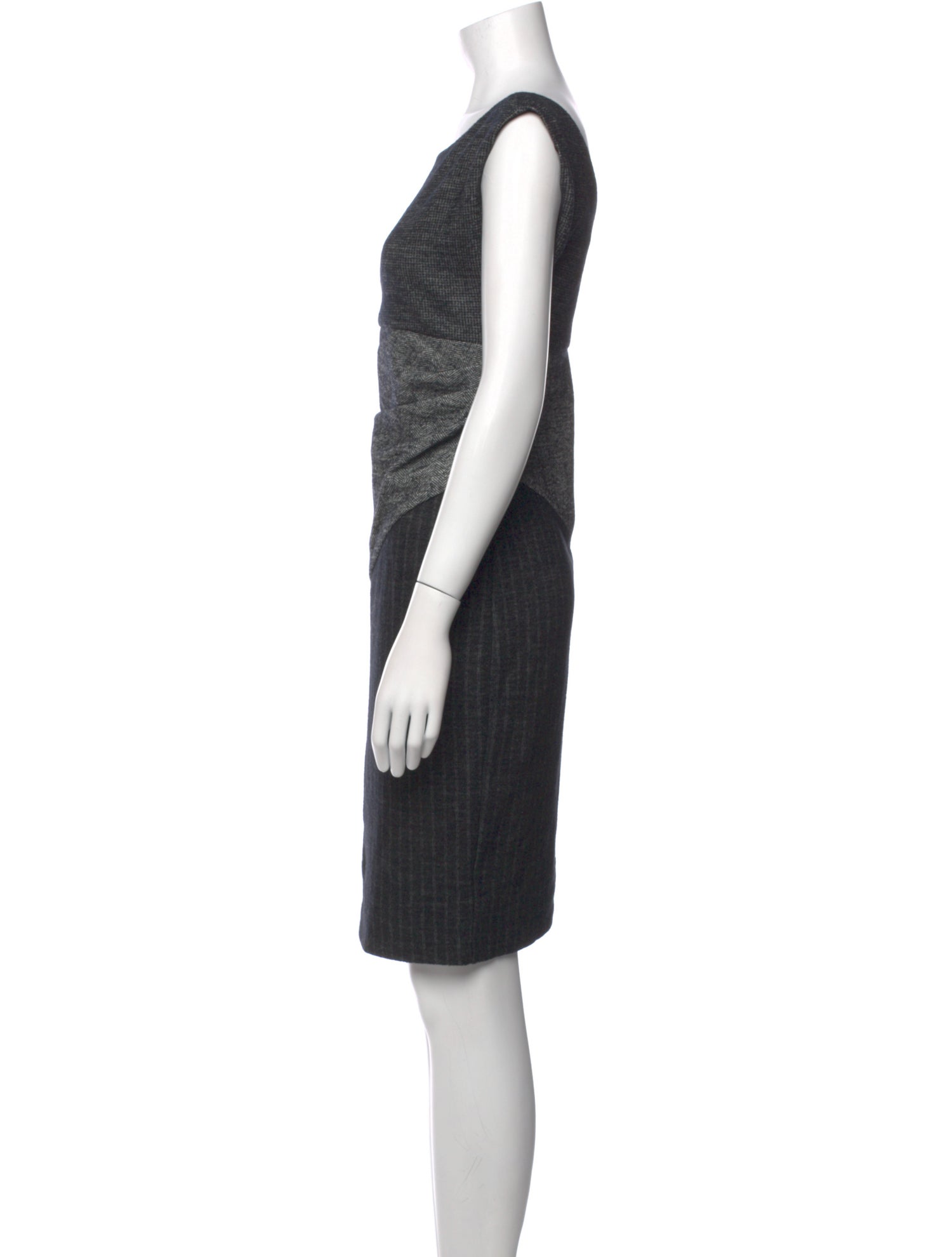 Diane von Furstenberg Bateau Neckline Knee-Length Dress