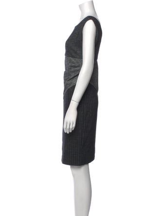Diane von Furstenberg Bateau Neckline Knee-Length Dress