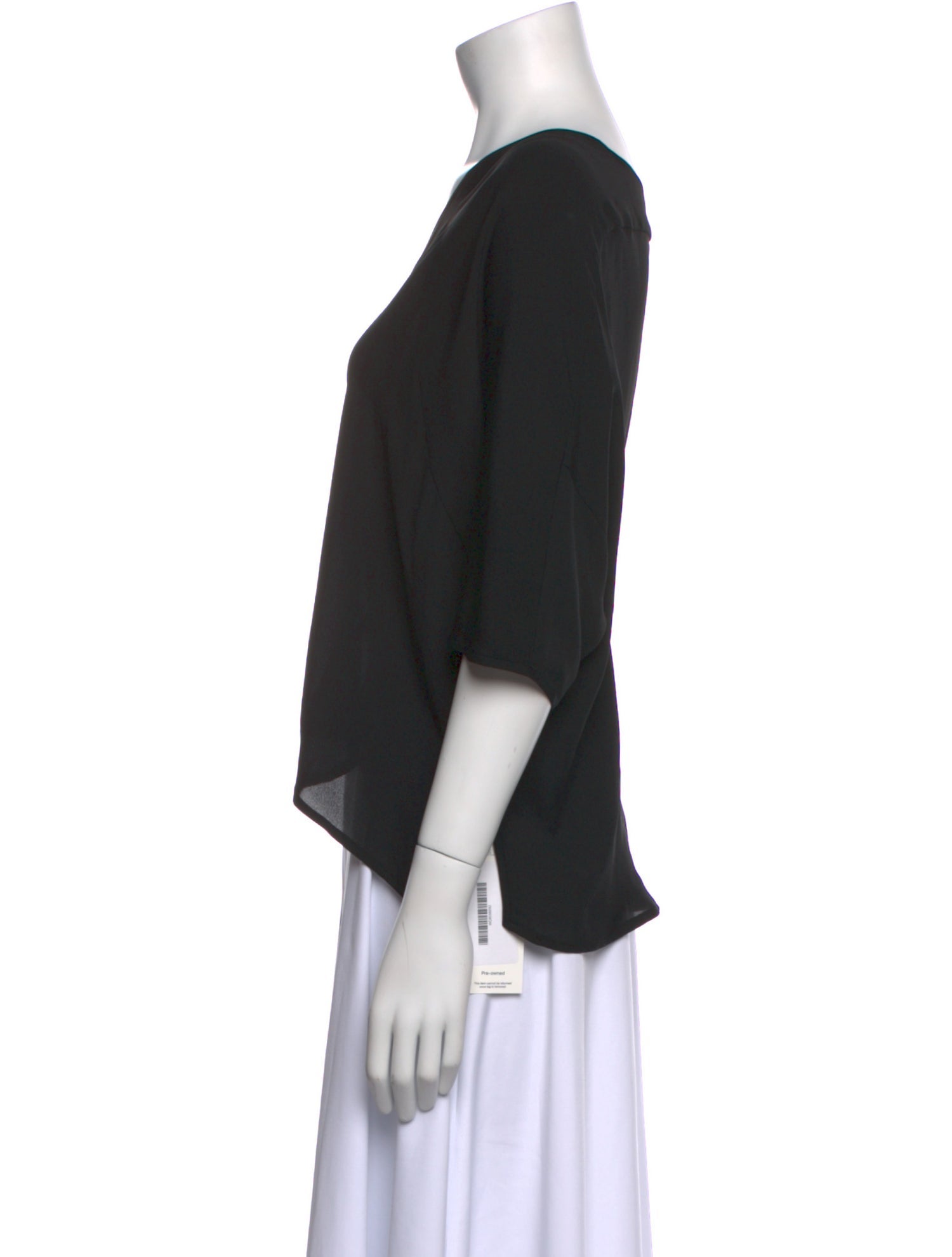 Diane von Furstenberg Silk V-Neck T-Shirt w/ Tags