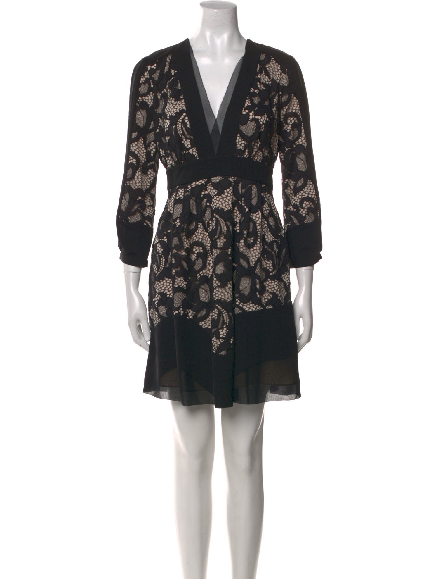 Diane von Furstenberg Floral Print Mini Dress