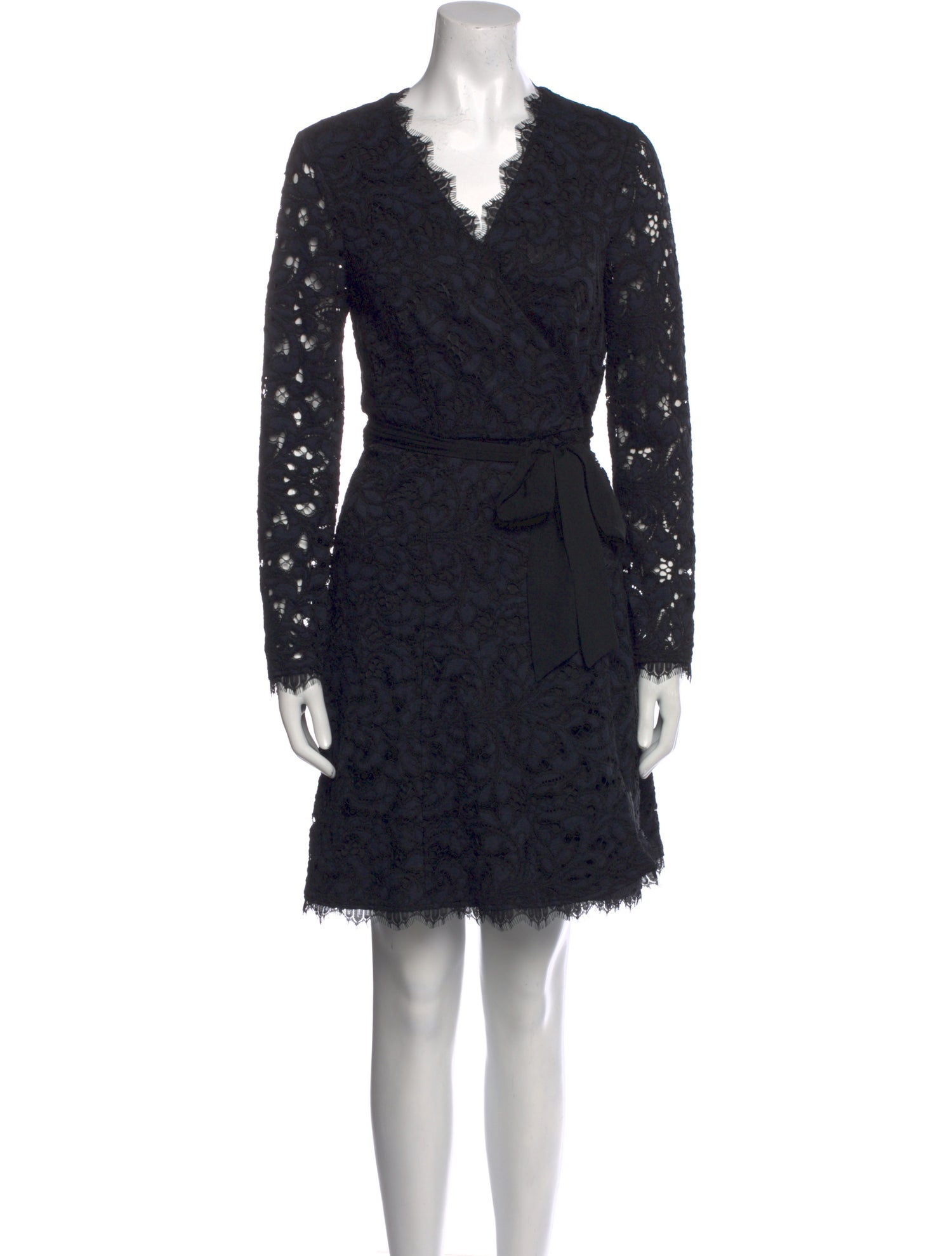 Diane von Furstenberg Lace Pattern Mini Dress w/ Tags