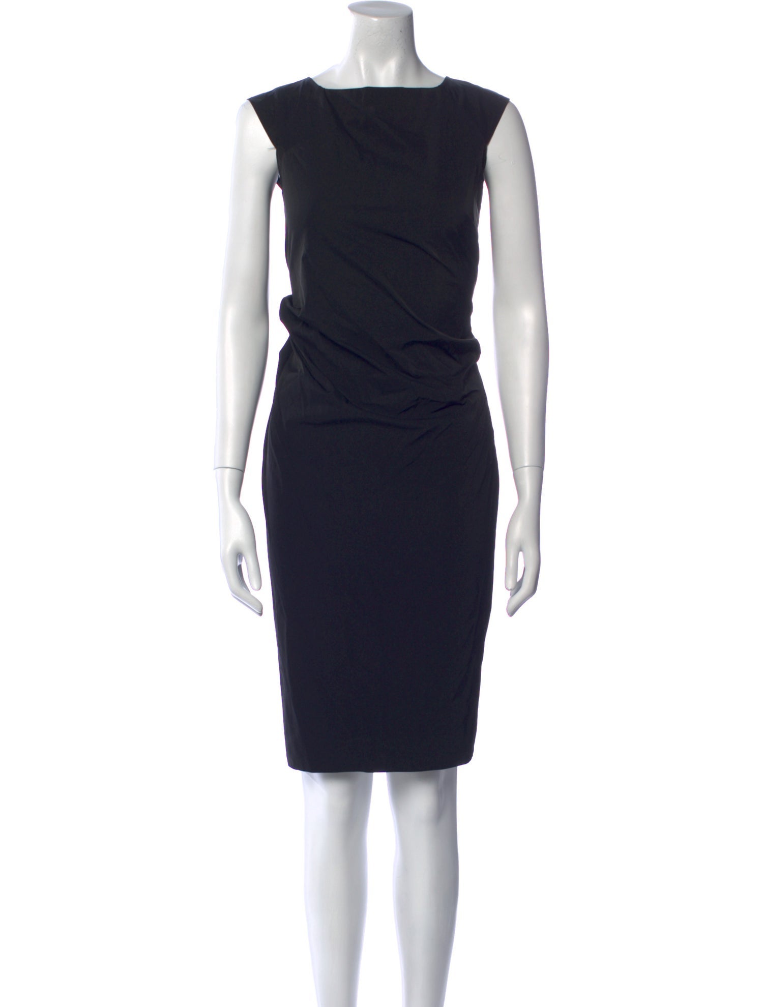 Diane von Furstenberg Bateau Neckline Midi Length Dress