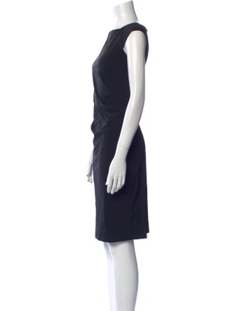 Diane von Furstenberg Bateau Neckline Midi Length Dress