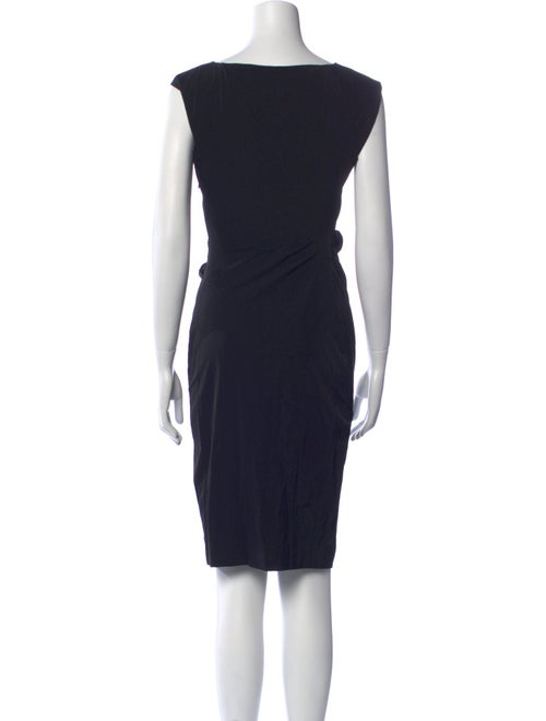 Diane von Furstenberg Bateau Neckline Midi Length Dress