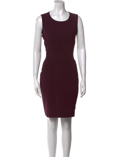 Diane von Furstenberg Scoop Neck Mini Dress