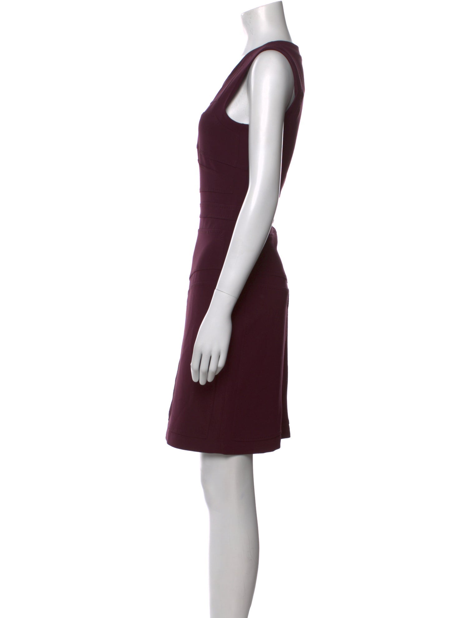 Diane von Furstenberg Scoop Neck Mini Dress