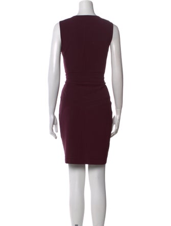 Diane von Furstenberg Scoop Neck Mini Dress