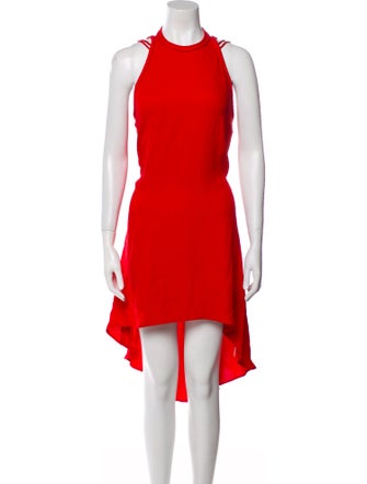 Diane von Furstenberg Crew Neck Midi Length Dress