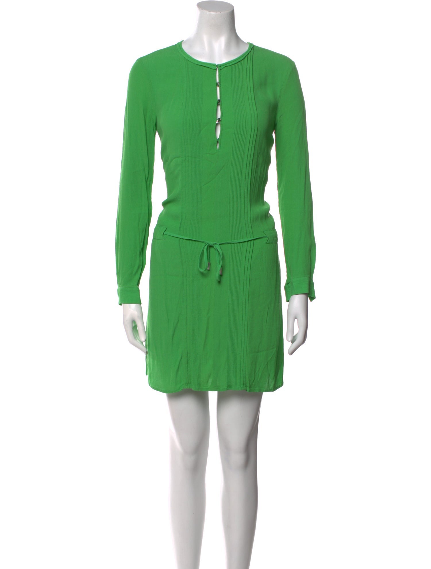 Diane von Furstenberg Scoop Neck Mini Dress