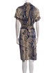 Diane von Furstenberg Silk Knee-Length Dress