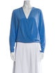 Diane von Furstenberg Silk V-Neck Blouse