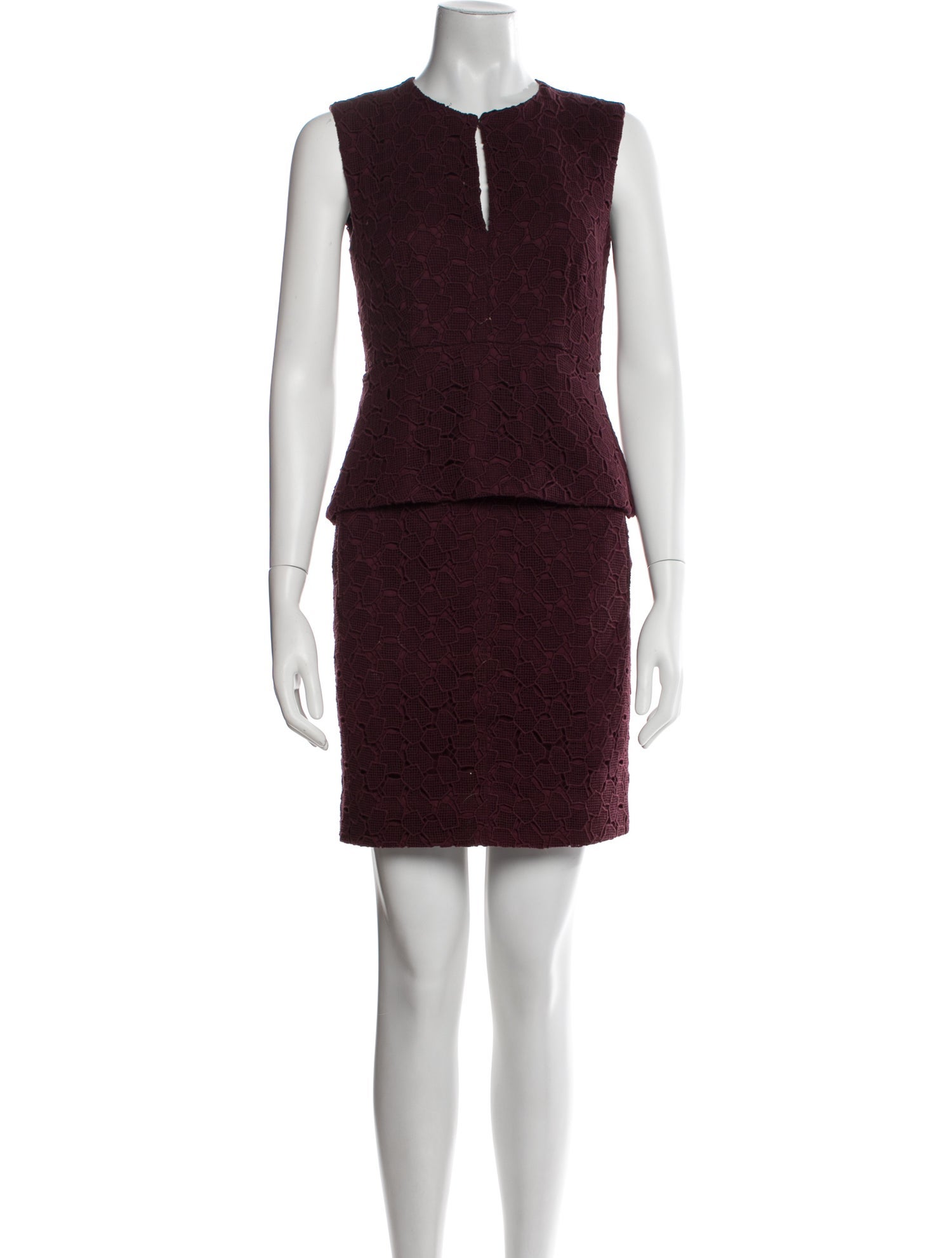 Diane von Furstenberg Crew Neck Mini Dress