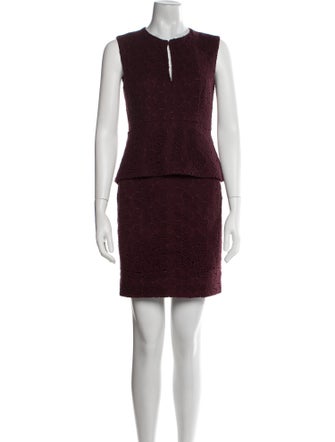 Diane von Furstenberg Crew Neck Mini Dress