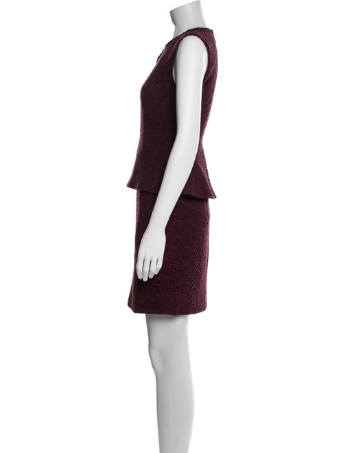 Diane von Furstenberg Crew Neck Mini Dress