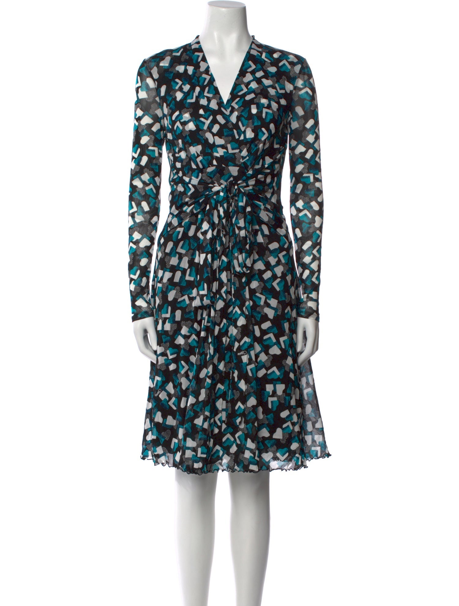 Diane von Furstenberg Nylon Knee-Length Dress