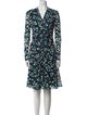 Diane von Furstenberg Nylon Knee-Length Dress