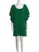 Diane von Furstenberg Scoop Neck Mini Dress