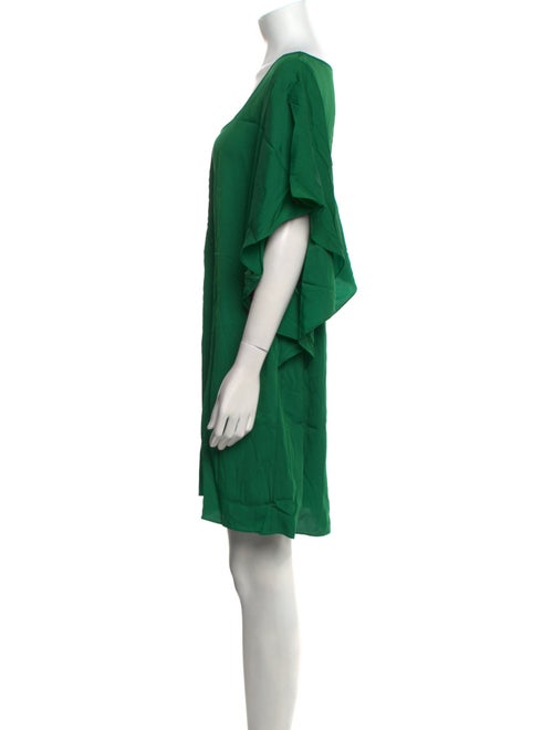 Diane von Furstenberg Scoop Neck Mini Dress