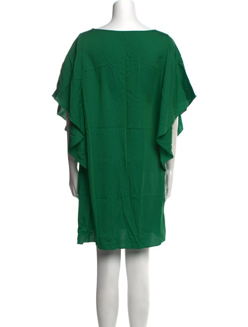 Diane von Furstenberg Scoop Neck Mini Dress