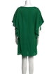 Diane von Furstenberg Scoop Neck Mini Dress