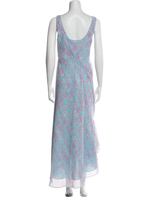 Diane von Furstenberg Floral Print Long Dress