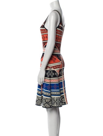 Diane von Furstenberg Printed Knee-Length Dress