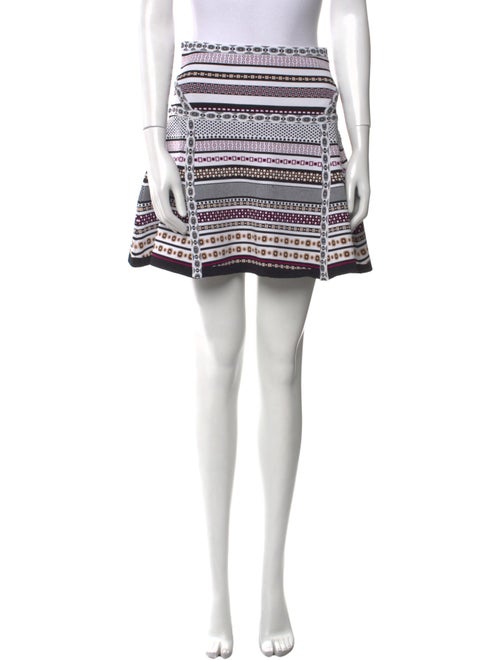 Diane von Furstenberg Striped Mini Skirt