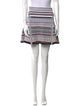 Diane von Furstenberg Striped Mini Skirt