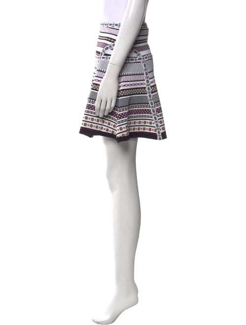 Diane von Furstenberg Striped Mini Skirt