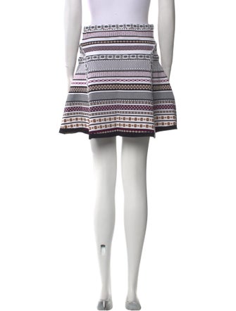 Diane von Furstenberg Striped Mini Skirt