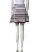 Diane von Furstenberg Striped Mini Skirt