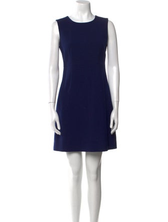 Diane von Furstenberg Crew Neck Mini Dress